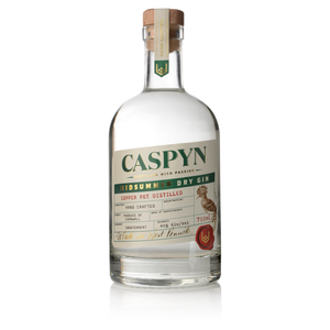 front of caspyn midsummer gin bottle