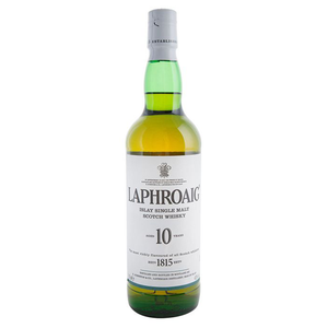 front of Laphroaig Select Islay Single Malt Whiskey 70CL bottle