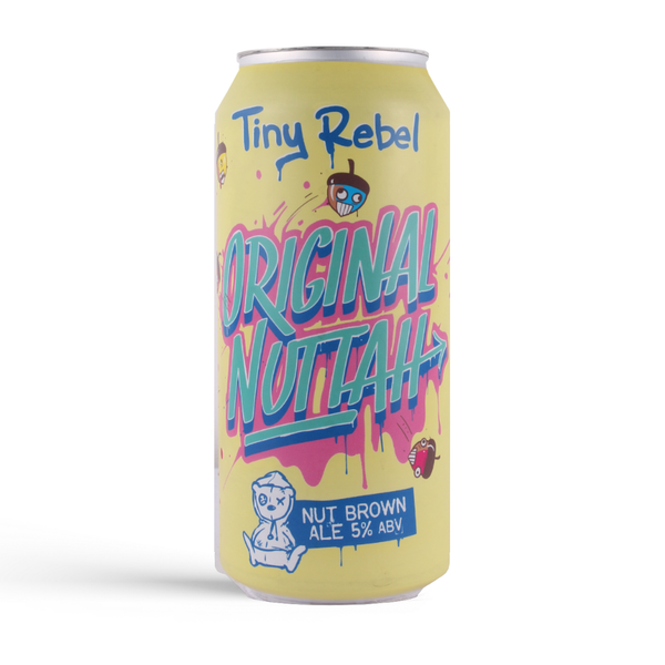 front of Tiny Rebel Original Nuttah 440ml can