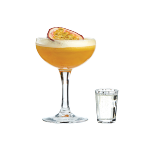 front of Pornstar Martini Cocktail