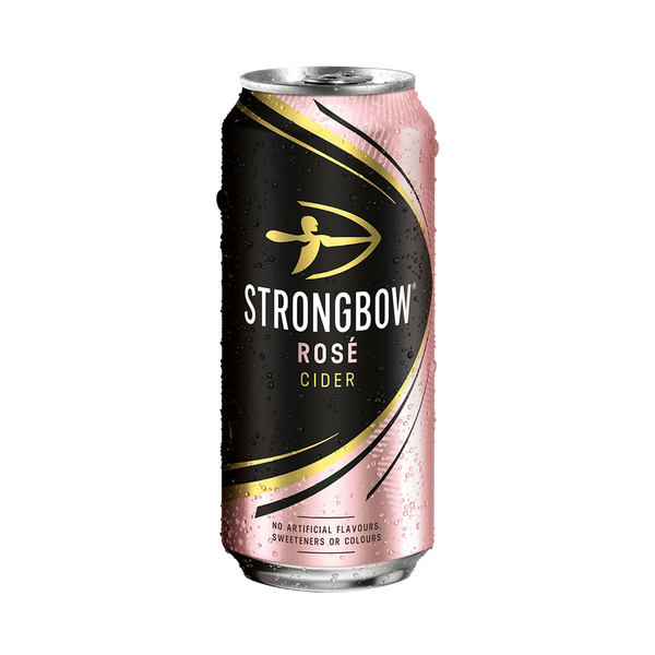 front of Strongbow Rose 440ml Can