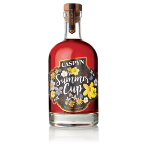 front of caspyn summer cup gin bottle