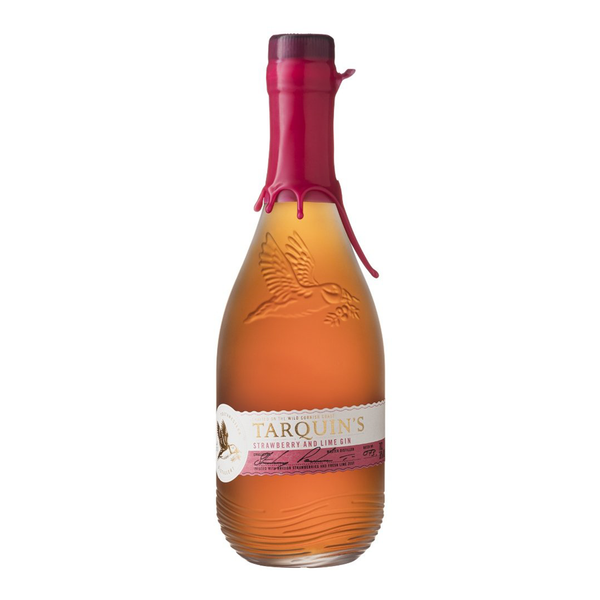 front of tarquins strawberry and lime gin 70cl bottle