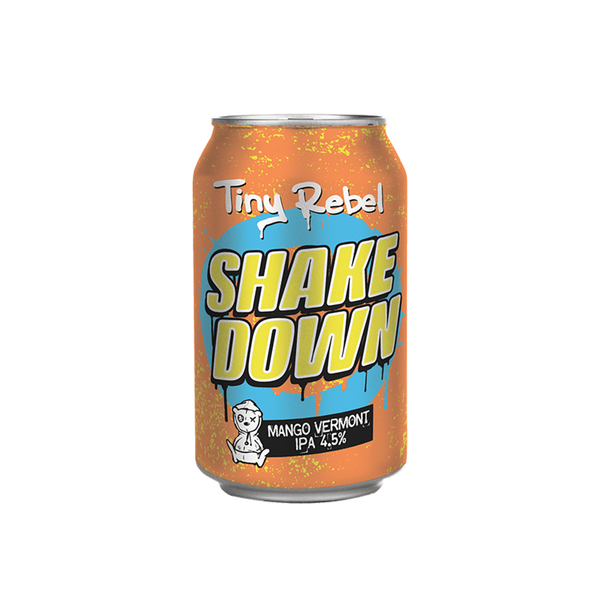 front of Tiny Rebel Shakedown IPA 330ml can
