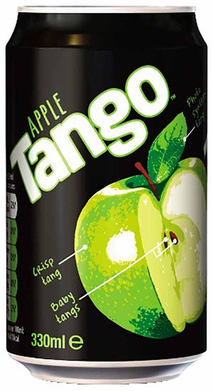 front of Tango Apple 330ml can