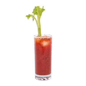 front of bloody mary cocktail