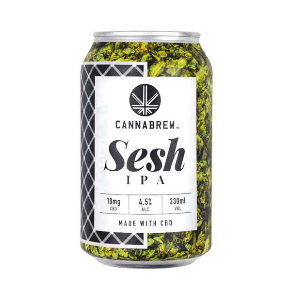 front of Cannabrew Sesh IPA 330ml can
