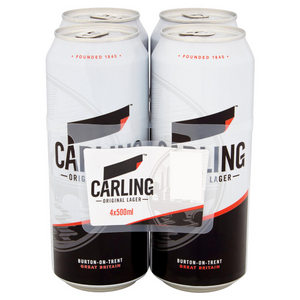 front of carling 4 pack
