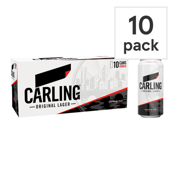 front of Carling Fridge Pack 10x440ml