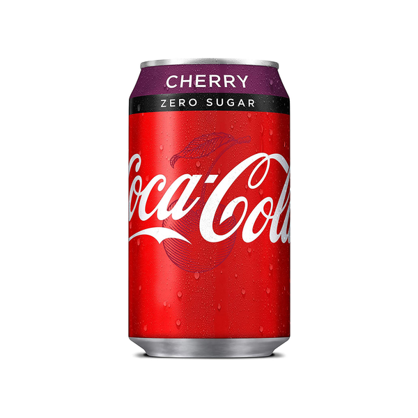 front of coca cola cherry can