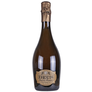 front of deus brut flandres bottle