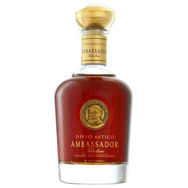 front of diplomatico ambassador rum 70cl bottle