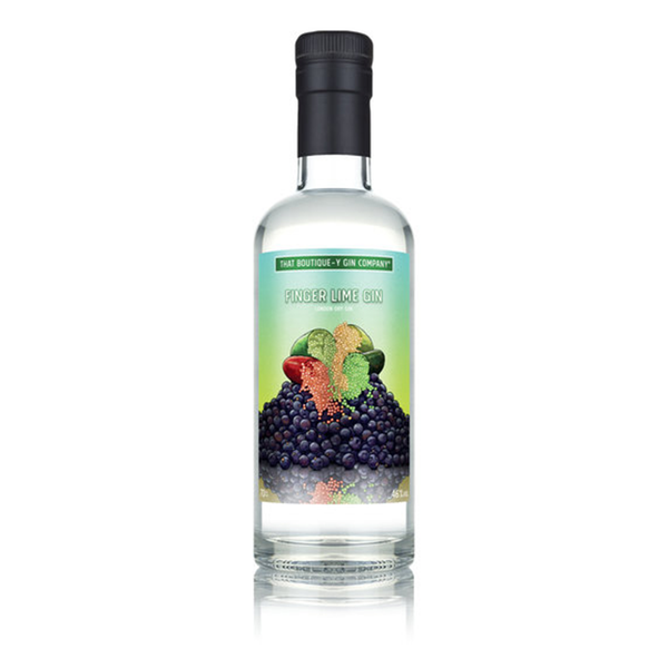 front of That Boutiquey Company Finger Lime Gin 70cl bottle