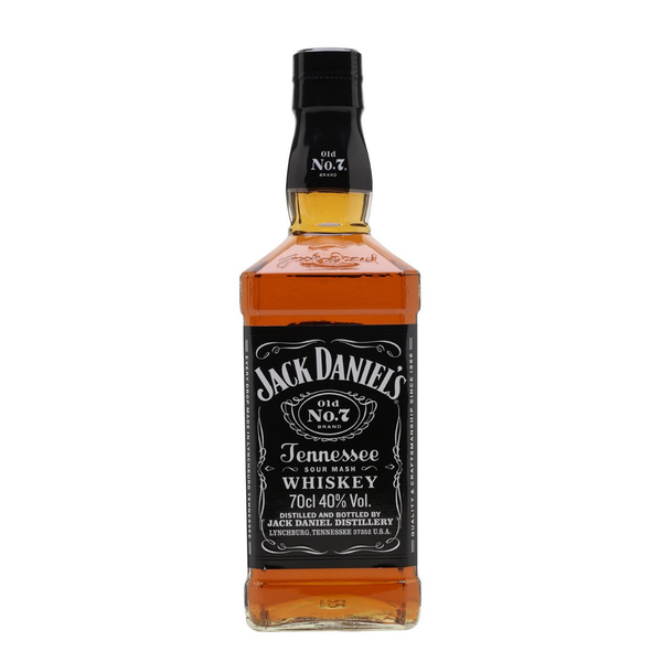 front of jack daniels no 7 whiskey 70cl bottle
