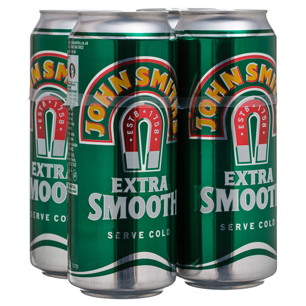 front of john smiths 4 pack can