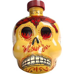 front of Kah Resposado Tequila 70CL bottle