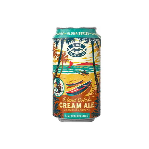 front of Kona Island Colada Cream Ale 330ml can