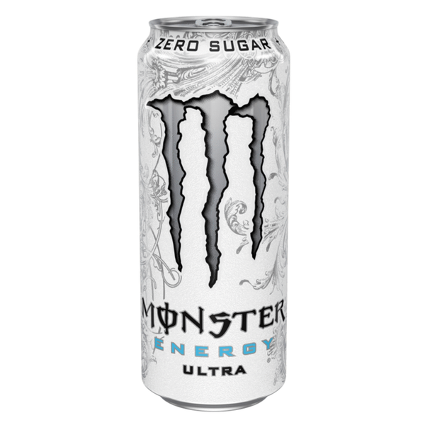 front of Monster Ultra White 500ml Can