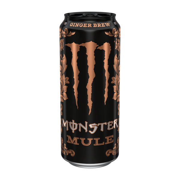 front of monster mule energy 500ml can