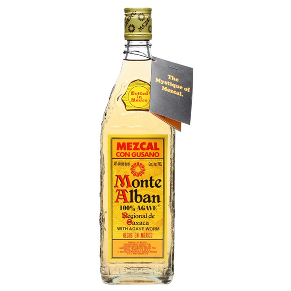 front of Monte Alban Mezcal 70cl bottle
