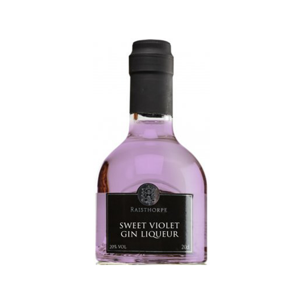 front of Raisthorpe Manor Violet Gin Top 20cl Stacker