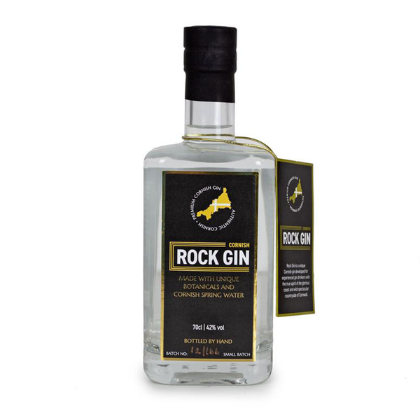 front of Cornish Rock Gin White 50cl bottle