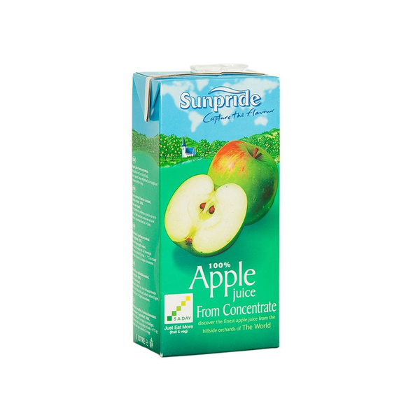 front of Sunpride Apple Juice 1L
