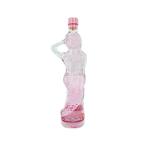 front of sweet little mermaid pink gin 50cl bottle
