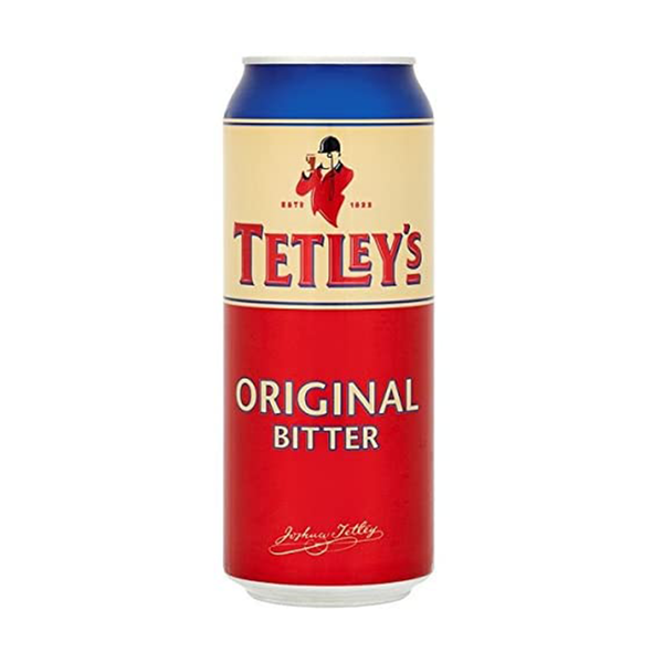 front of Tetley's Original Bitter 500ml can