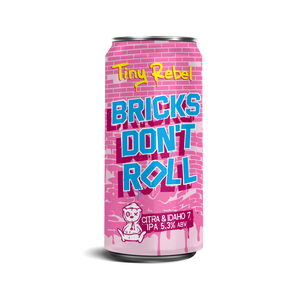 front of Tiny Rebel Bricks Dont Roll 440ml can
