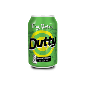 front of tiny rebel dutty 330ml can