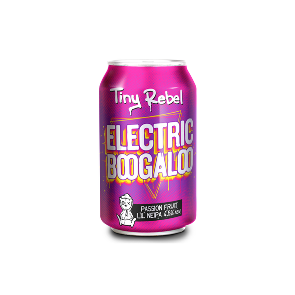 front of Tiny Rebel Electric Boogaloo 330ml can
