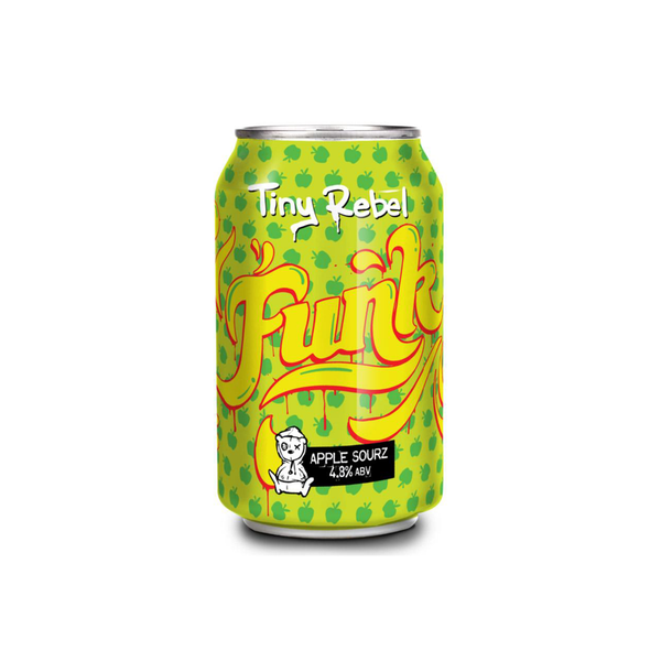front of Tiny Rebel Funk Apple Sourz 330ml can