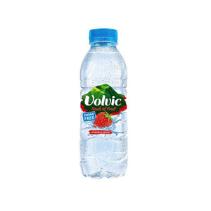 front of Volvic Strawberry Sugar Free 500ml bottle