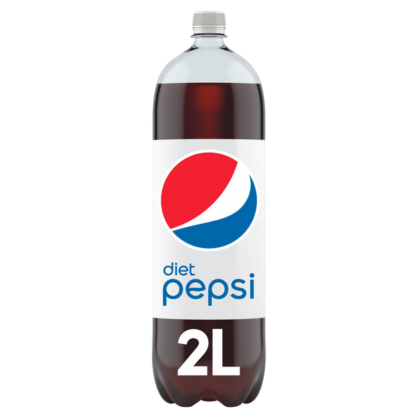 front of diet pepsi 2L bottle